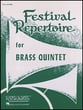 FESTIVAL REP FOR BRASS 5TET SCORE cover